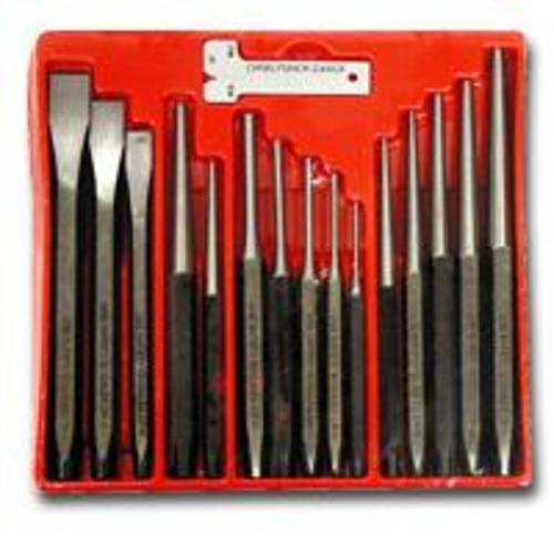 Pneumatic  16 Piece Punch and Chisel Set