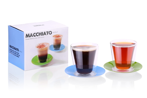 Double-walled Glass Set, Capuccino