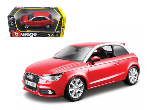 Audi A1 Red 1/24 Diecast Car Model by Bburago