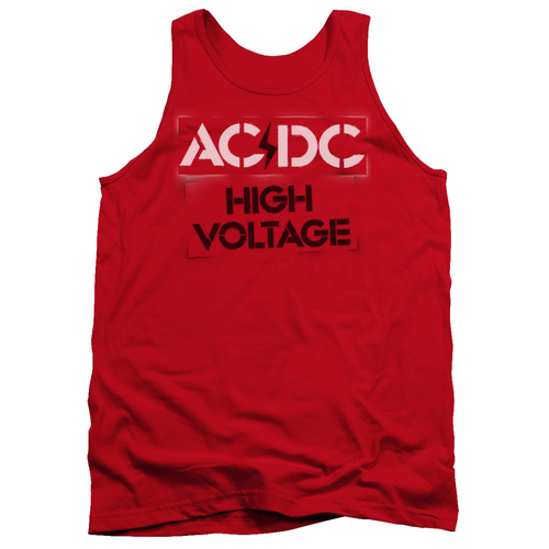 Trevco ACDC108-TK-3 ACDC & High Voltage Stencil-Adult Tank Top T-Shirt