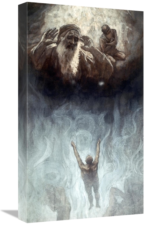 Global Gallery GCS-280485-22-142 22 in. Rich Man in Hell Art Print - J