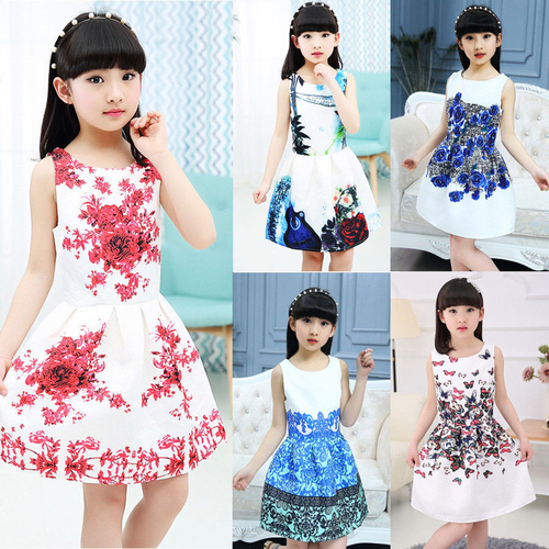 Little Girls Multi style Fairy Stylish Sleeveless