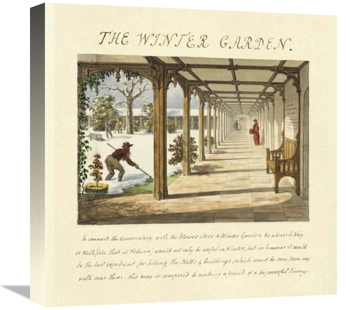 Global Gallery GCS-453915-1818-142 18 x 18 in. The Winter Garden, 