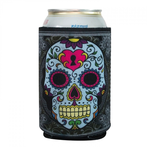 Miscellaneous 43252 Sugar Skull Beer Can Insulator