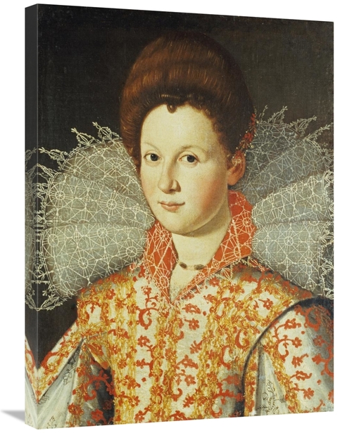 Global Gallery GCS-266221-30-142 30 in. Portrait of a Lady Art Print -