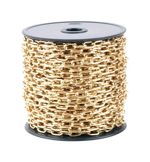 Baron 5004903 70 Twist Link Steel Chain, 0.43 in. Dia. x 82 ft. - 