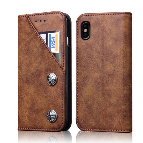 Studded iPhone X Wallet Case
