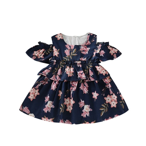 Toddler Kid Baby Girl Clothing  Floral Dress