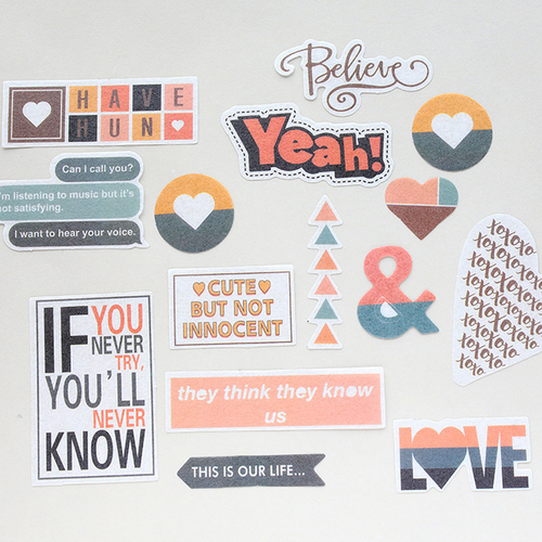 40 Pcs/pack Life Girls Scenery Dream Decorative