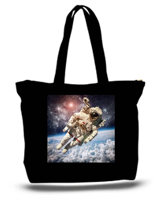 Nasa Astronaut Large Tote Grocery & Stuff Bag