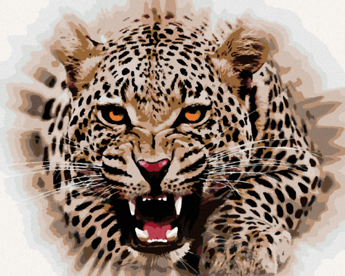 Paint by Numbers - JAGUAR ATTACK