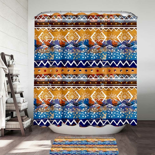 African Vibes Shower Curtain