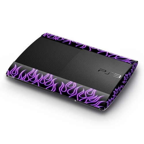 DecalGirl SPSS-NFLAMES-PRP Sony Playstation 3 Super Slim Skin - Purple
