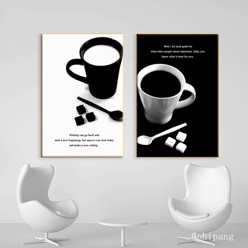 Nordic Coffee Quotes Art Posters and Prints Modern