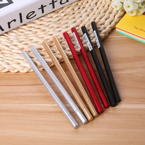 4 pcs/ Lot Stationery Metal color Cute gel pens