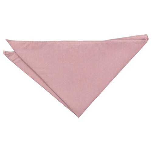 Suede Pocket Square - Dusty Pink