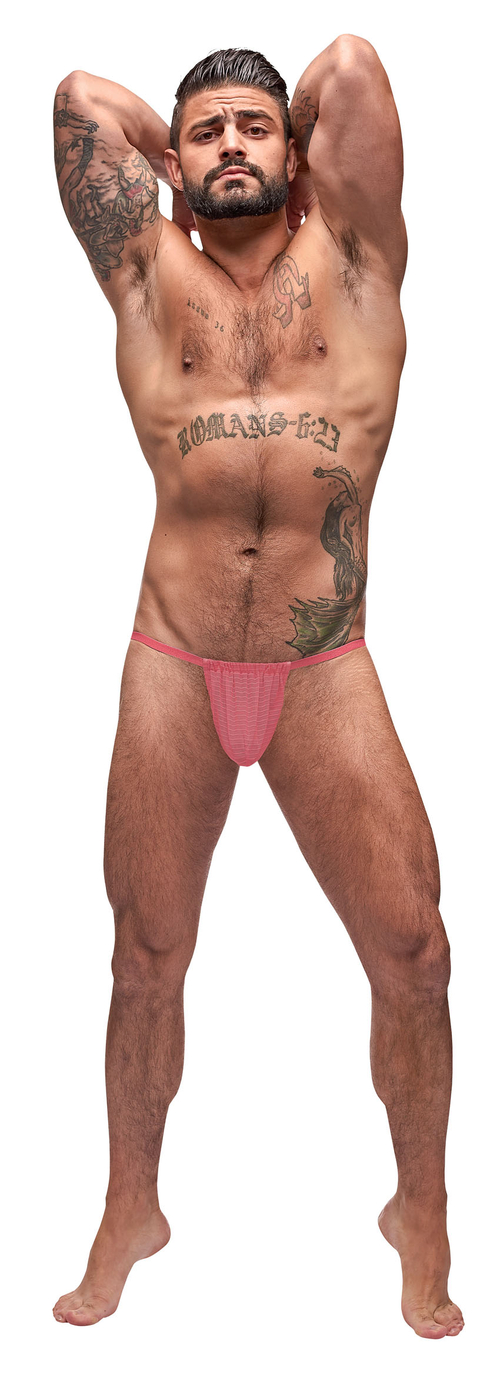 Mesh Rib Bong Posing Strap - Pink - One Size