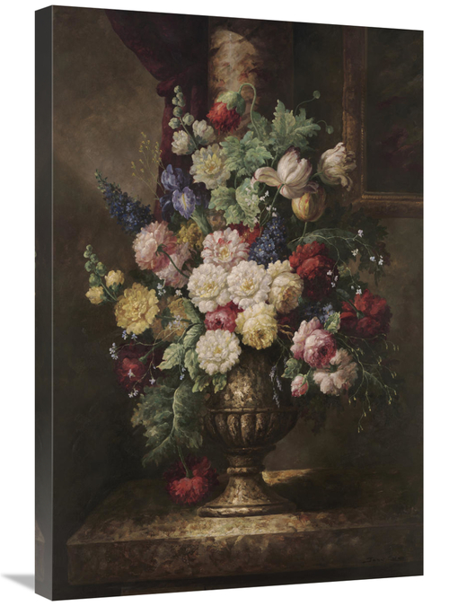 Global Gallery GCS-124747-2030-142 20 x 30 in. Renaissance Floral Art 