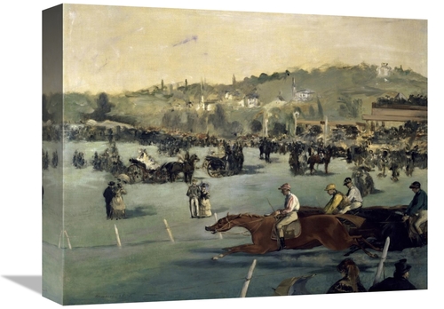 Global Gallery GCS-282383-16-142 16 in. Horse Track Art Print - Edouar