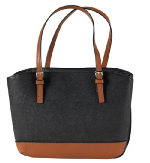 White Dove Designs 151203 Wedge Shape Bible Cover, Black & Brown -