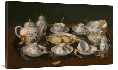 Global Gallery GCS-454996-40-142 40 in. Still Life - Tea Set Art Print