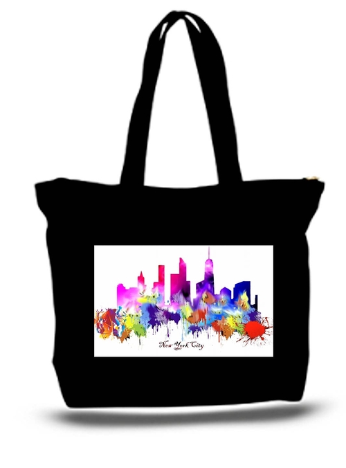 New York City Large Tote Grocery & Stuff Bag