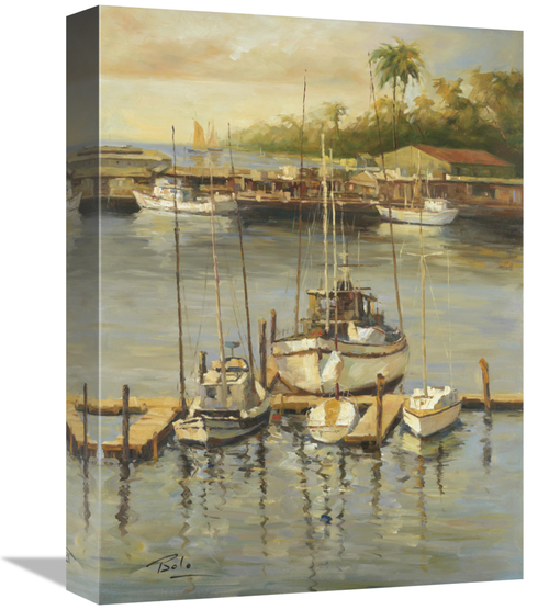 Global Gallery GCS-131242-1216-142 12 x 16 in. Bahama Harbor Art Print