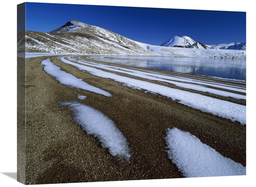Global Gallery GCS-453491-2024-142 20 x 24 in. Snow Patterns Near Blue