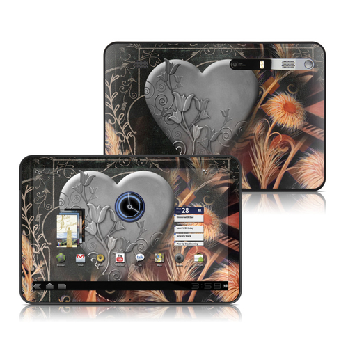 DecalGirl MXOM-BLKLACE Motorola Xoom Skin - Black Lace Flower