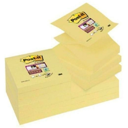 Sticky Notes Post-it CANARY YELLOW Yellow 7,6 x 7,6 cm 12 Pieces 76 x
