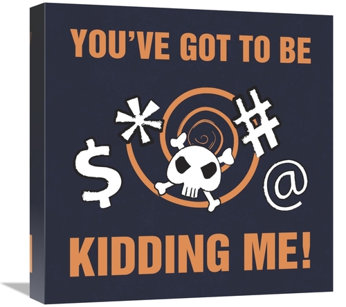 Global Gallery GCS-382225-1818-142 18 x 18 in. Grawlix - You Have Got 