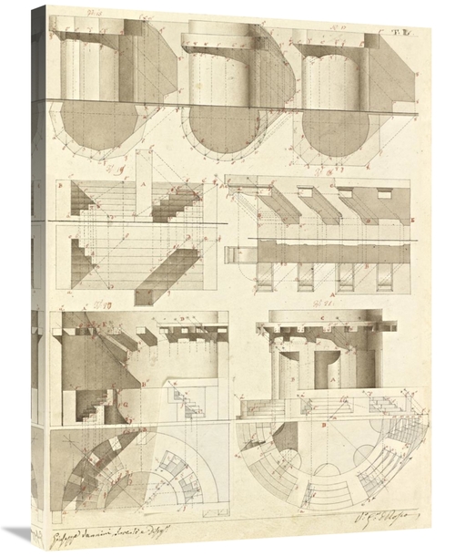 Global Gallery GCS-453933-2432-142 24 x 32 in. Plate 50 for Elements o