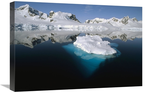 Global Gallery GCS-451225-1624-142 16 x 24 in. Iceberg & Mountains&#44