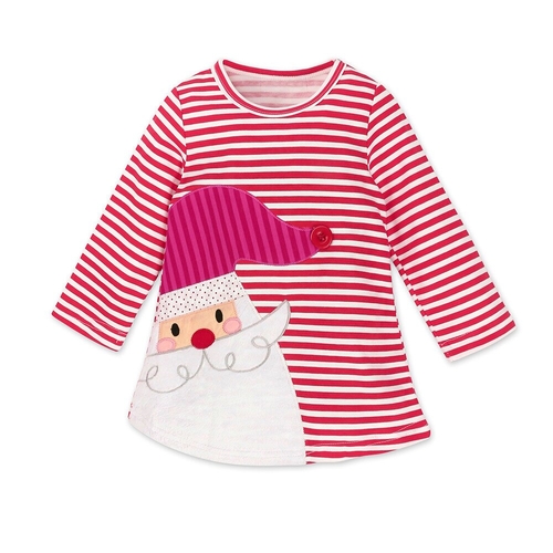 New Toddler Kids Baby Girls Santa Striped