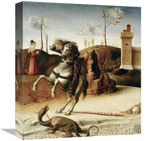 Global Gallery GCS-276702-16-142 16 in. Saint George From the Pala Pes