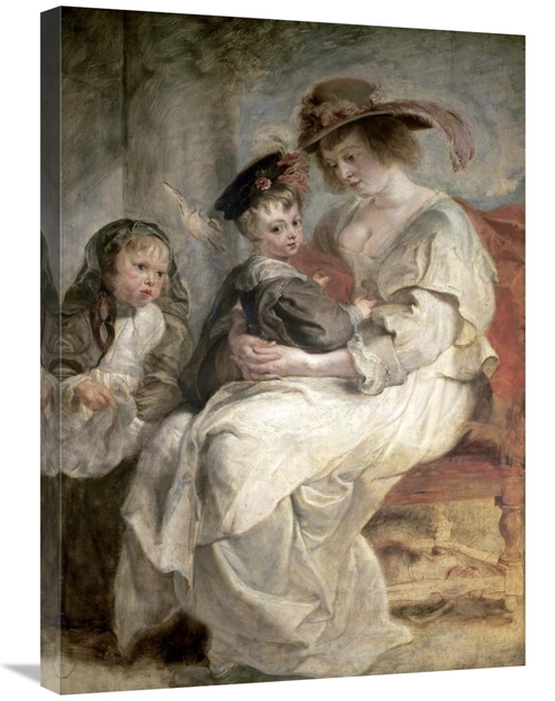 Global Gallery GCS-279913-30-142 30 in. Helena Fourment & Her Children