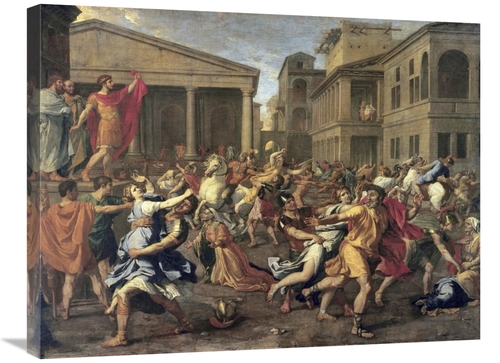 Global Gallery GCS-279479-30-142 30 in. Rape of the Sabines Art Print 