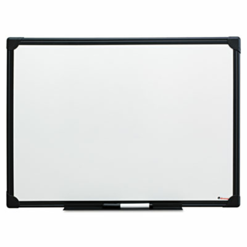 Universal 43630 Dry Erase Board  Melamine  24 x 18  Black Frame