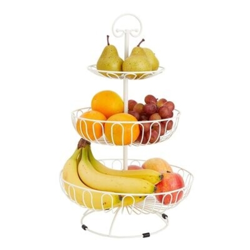 Fruits Rack 3 Tier-White