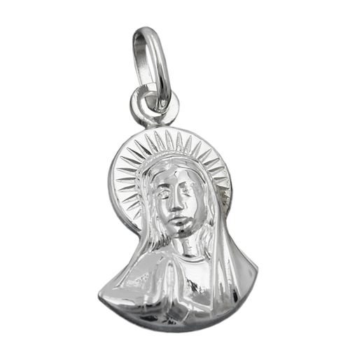 pendant mother mary silver 925