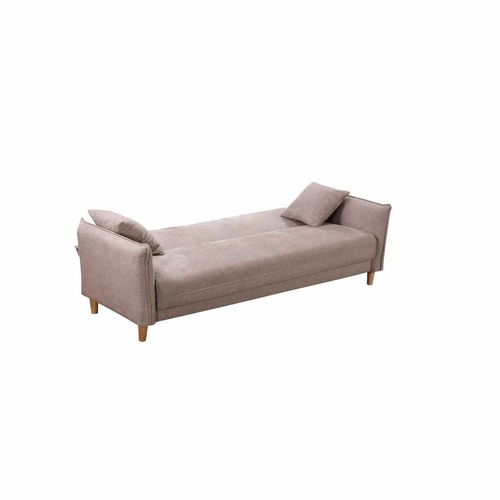 Sofabed DKD Home Decor 8424001808571 Beige Multicolour Wood Rubber