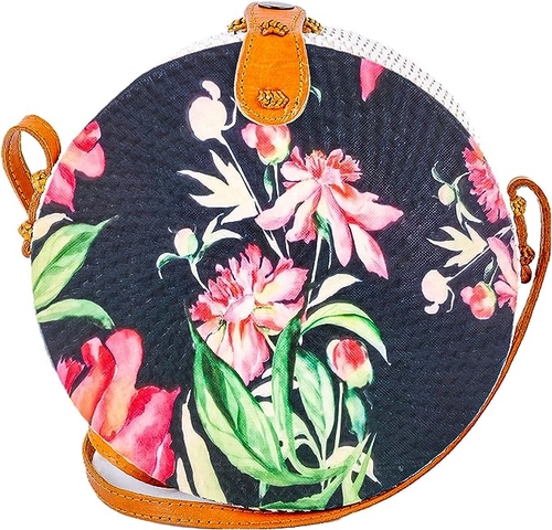 Handbags Women Handwoven Bag with Leather Strap Crossbody Bag 