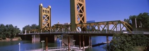 Tower Bridge  Sacramento  CA   USA Poster Print by  - 36 x 12