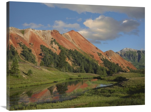 Global Gallery GCS-396144-3040-142 30 x 40 in. Red Mountain, Gray 