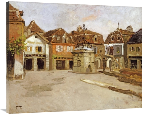 Global Gallery GCS-268577-40-142 40 in. A Town Square Art Print - Frit