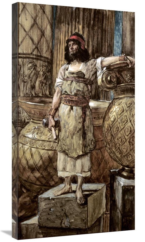 Global Gallery GCS-280334-36-142 36 in. Hiram Founder of the Two Pilla