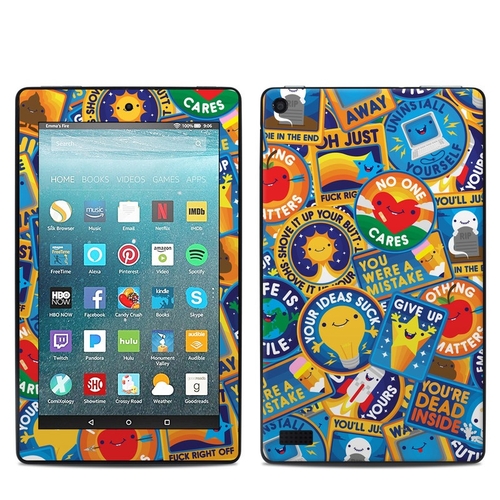 DecalGirl AK77-EFFOFF 7 in. Amazon Kindle Fire 7th Gen Skin - Eff Righ