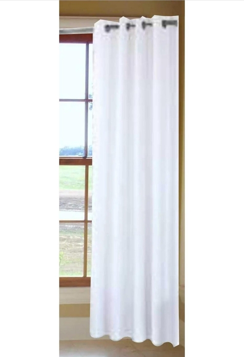 POLYSTER CURTAIN LIVING BEDROOM Size 7ft. Color WHITE