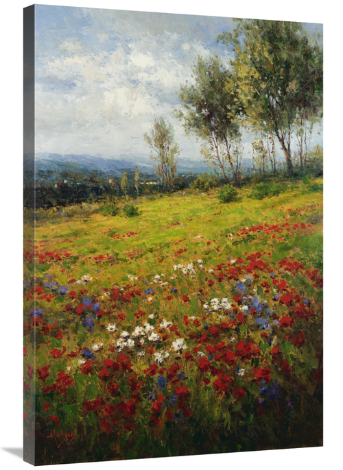 Global Gallery GCS-132427-2436-142 24 x 36 in. Wildflowers Art Print -