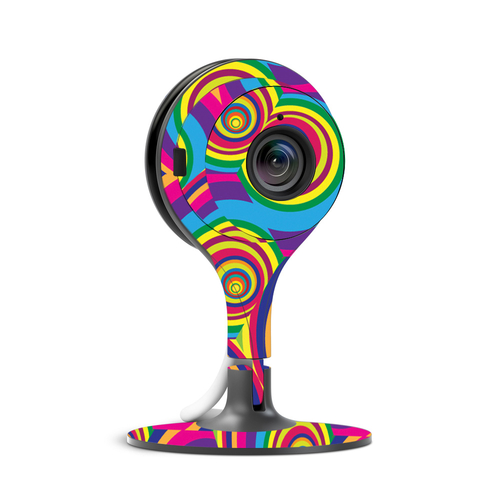 MightySkins NECAIN-Groovy 60s Skin for Nest Cam Indoor Security Camera
